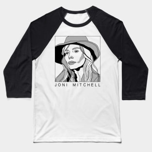 Joni Mitchell •• Minimal Style Fan Art Design Baseball T-Shirt